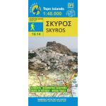 Map Skiros 1:48.000 Published by Anavasi