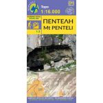 Map Mt Penteli 1:16.000 Published by Anavasi