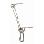 Raumer Belay Group In Stainless Steel 2 Superstar Anchors 1 Chain 1 Ring  Carabiner