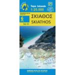 Map Skiathos 1:25.000 Published by Anavasi
