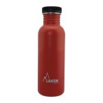 Laken Basic Steel Bottle Red Cap 0.75L