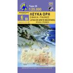 Map Lefka Ori - Sfakia Pahnes 1:25.000 Published by Anavasi