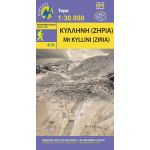 Map Kyllini Ziria 1:30.000 Published by Anavasi