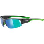 Uvex Sunglasses Sportstyle 215 Black Mat Green