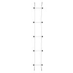Protekt D017 5m Wide Rope Stainless Steel Speleological ladder