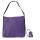 Ticket To The Moon Eco Super Market Bag 40L Purple Navy