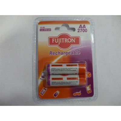 Fujitron Batteries Rechargeable AA 2700 2 Per Pack