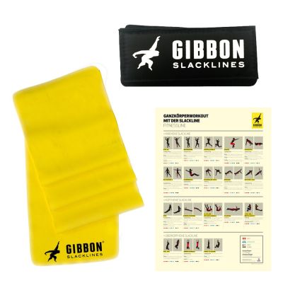 Gibbon Slacklines Fitnessline Length 15m Complete Set Width 5cm