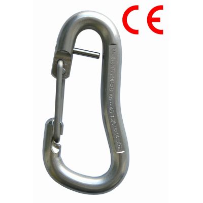 Raumer Art. 600 "R5000"  Stainless Steel Wiregate Carabiner Closed Type