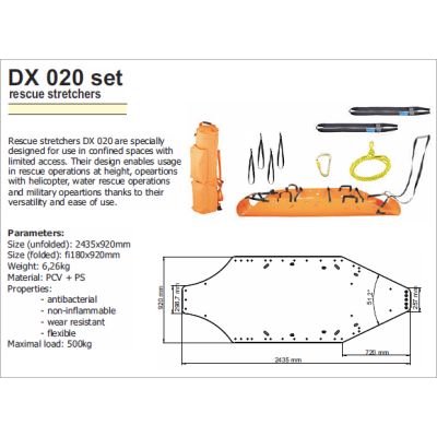 Protekt Φορείο Διάσωσης DX020 Set