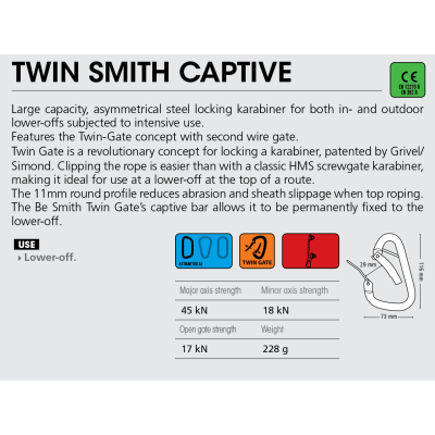 Beal Twin Smith Captive
