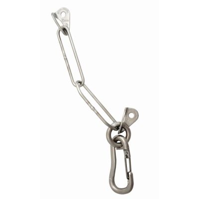 Raumer Belay Group in Stainless Steel – 2 ROCK  Ø10 + 1 chain + 1 ring + carabiner