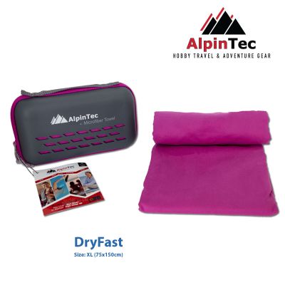 AlpinTec Microfiber Dryfast 75×150 Purple
