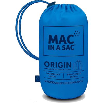 Mac In A Sac Origin 2 Waterproof Packable Jacket Blue Unisex