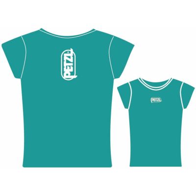 Petzl Cotton T-shirt Eve Turquoise Women's