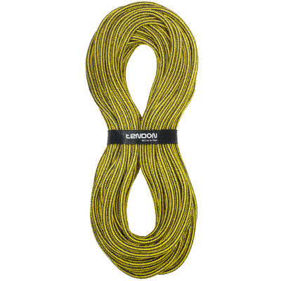 Tendon Timber 15mm  Lowering Rope Black Yellow 50m