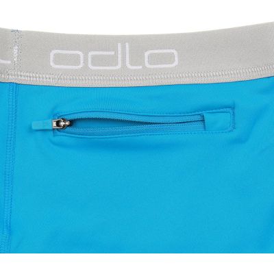 Odlo Tights Sliq 2.0 Blue Jewel Platinum Grey Men's