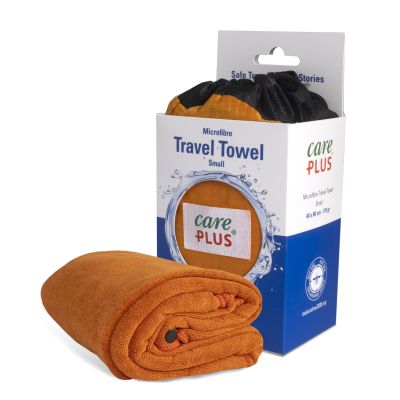 Care Plus Microfibre Small Travel Towel 40 x 80cm Orange