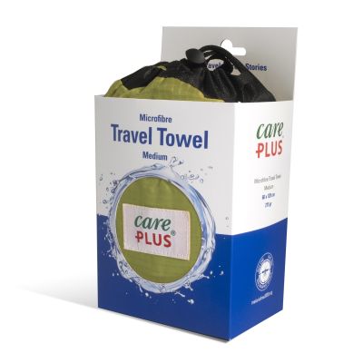 Care Plus Microfibre Medium Travel Towel 60 x 120cm Orange