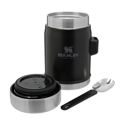 Stanley Classic Legendary Food Jar + Spork 0.4L Matte Black