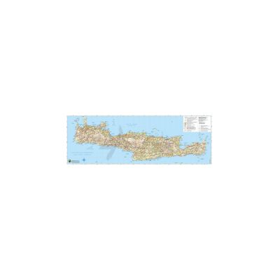 Map Crete Road Map 1:280 000 Published By Anavasi