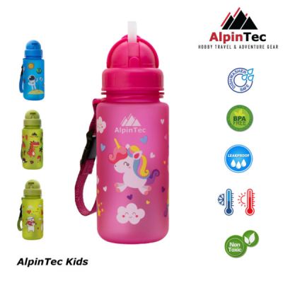 AlpinTec Water Bottles 400ml Kids Pony