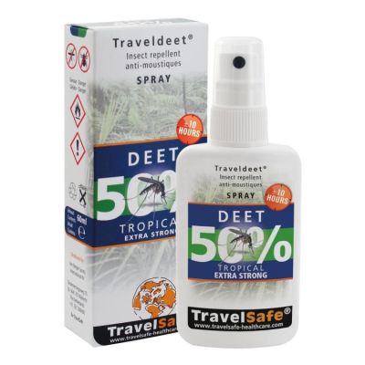 Travelsafe Travel Deet 50% 60ml Sprey