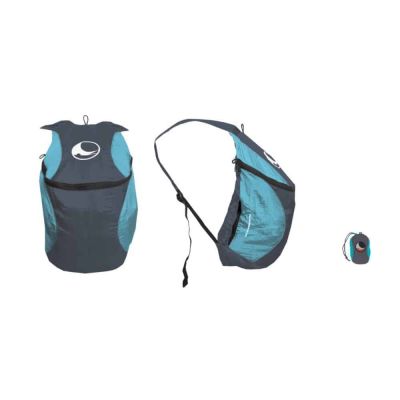 Ticket To The Moon Mini Backpack 15L Dark Grey Turquoise Foldable