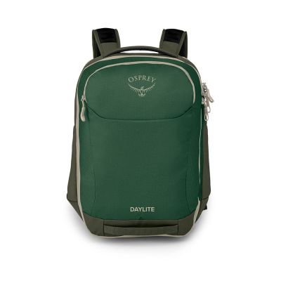 Osprey Backpack Daylite Expandible Travel Pack 26+6 Green Canopy Green Creek