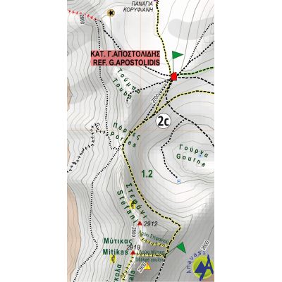 Χάρτης Ολύμπου 1:30 000 & 1:10 000 Εκδόσεις Ανάβαση