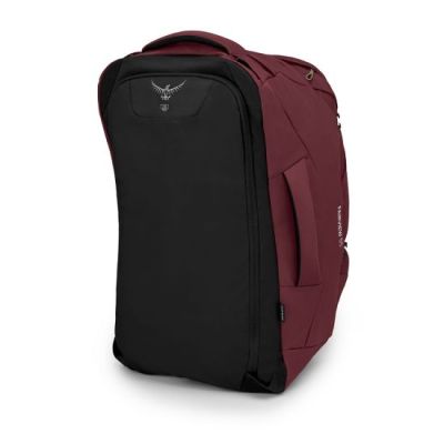 Osprey Backpack Fairview 55 Travel Pack Women's Zircon Red