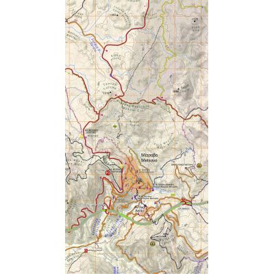 Map Zagori - Valia Kalda - Metsovo 1:40 000 Published by Anavasi