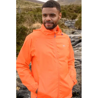 Mac in a Sac Neon Unisex Waterproof Packaway Jacket Neon Orange