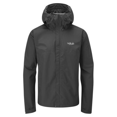 Rab Downpour Eco Waterproof Jacket Black Men's