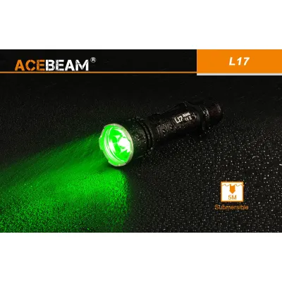 Ace Beam L17 Tactical Flashlight Led White  IP68