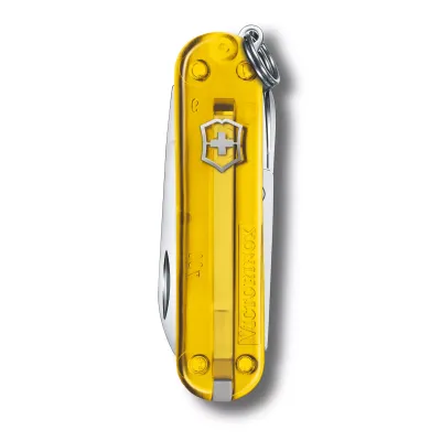Victorinox Classic SD Transparent Pocket Knife Tuscan Sun