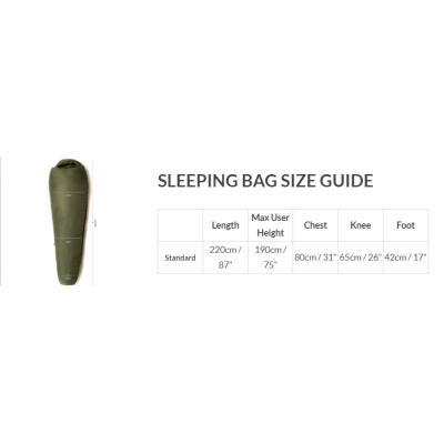 Snugpak Sleeping Bag Sleeper Extreme WGTE -7°C –12°C Left Zip Olive