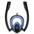 Amphibea Twobas Mask With Double Snorkel Black-Blue
